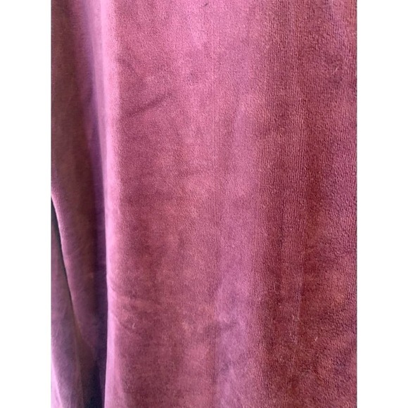 VICTORIA'S Secret Purple velour long sleeve top XS - Picture 3 of 4
